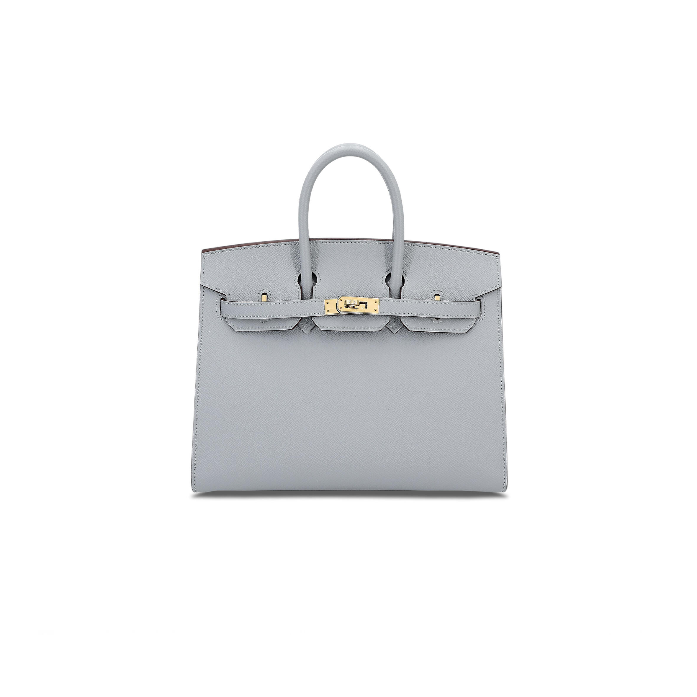 H**me5 BIRKIN 30 EPSOM LEATHER HAZE BLUE GOLD BUCKLE BAG 8007416001 (30*23*15cm) Master Quality